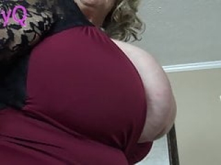 Grandma Is Swinging Her Huge Tits